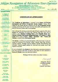 Certificate from President SATO